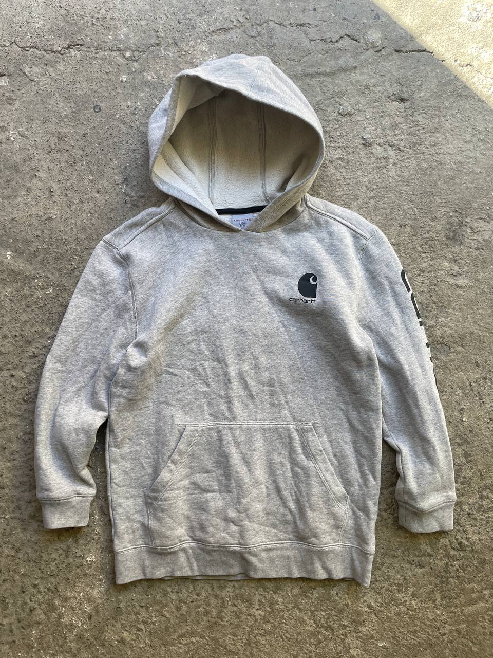 Carhartt Hoodie – Grey (L, Youth)