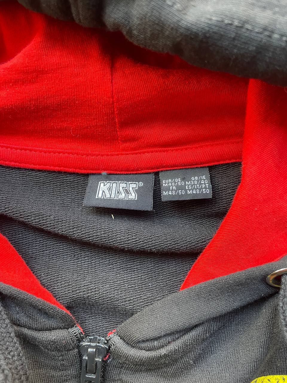 Kiss merch zip hoodie – Black (M)