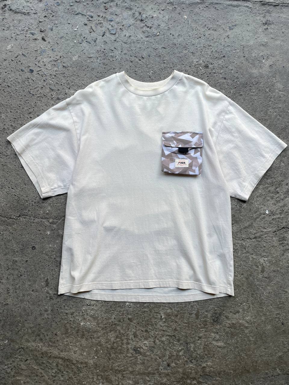 Fila T-Shirt – Beige (M–L)