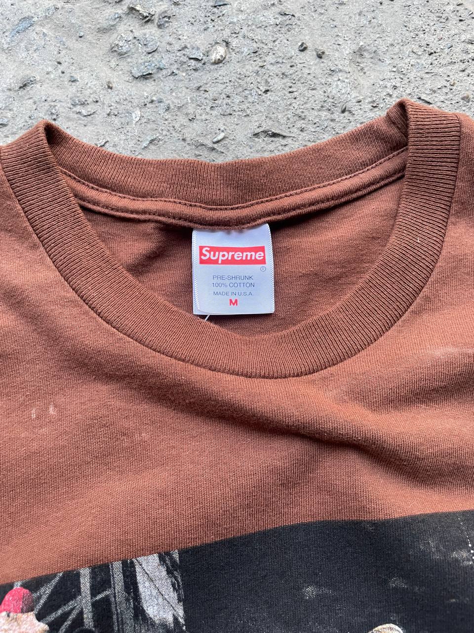 Supreme T-Shirt – Brown (M–L)
