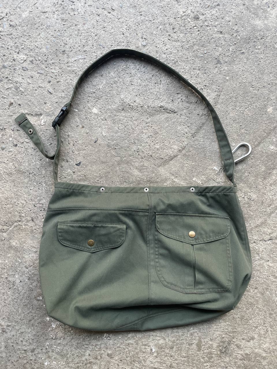 Upcycled Stussy Bag – Dark Green (One Size)
