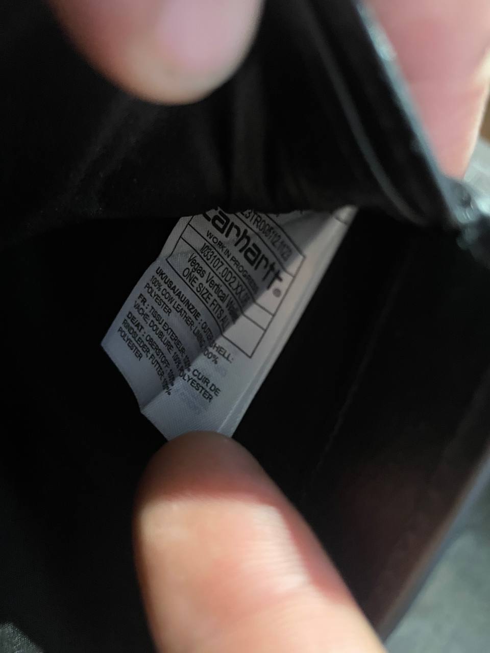 Carhartt WIP Wallet – Black (One Size)