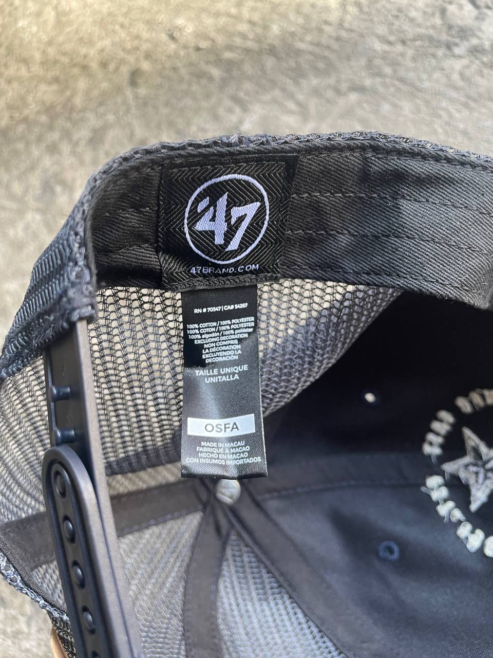 ’47 Tracker Cap – Dark Blue (One Size)