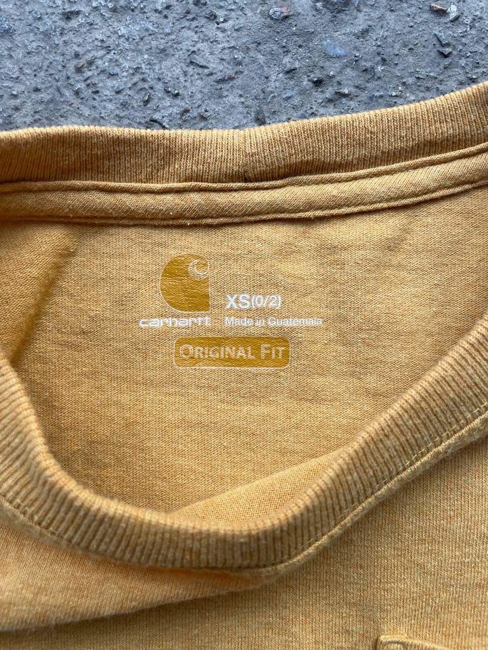 Carhartt T-Shirt – Yellow (XS)