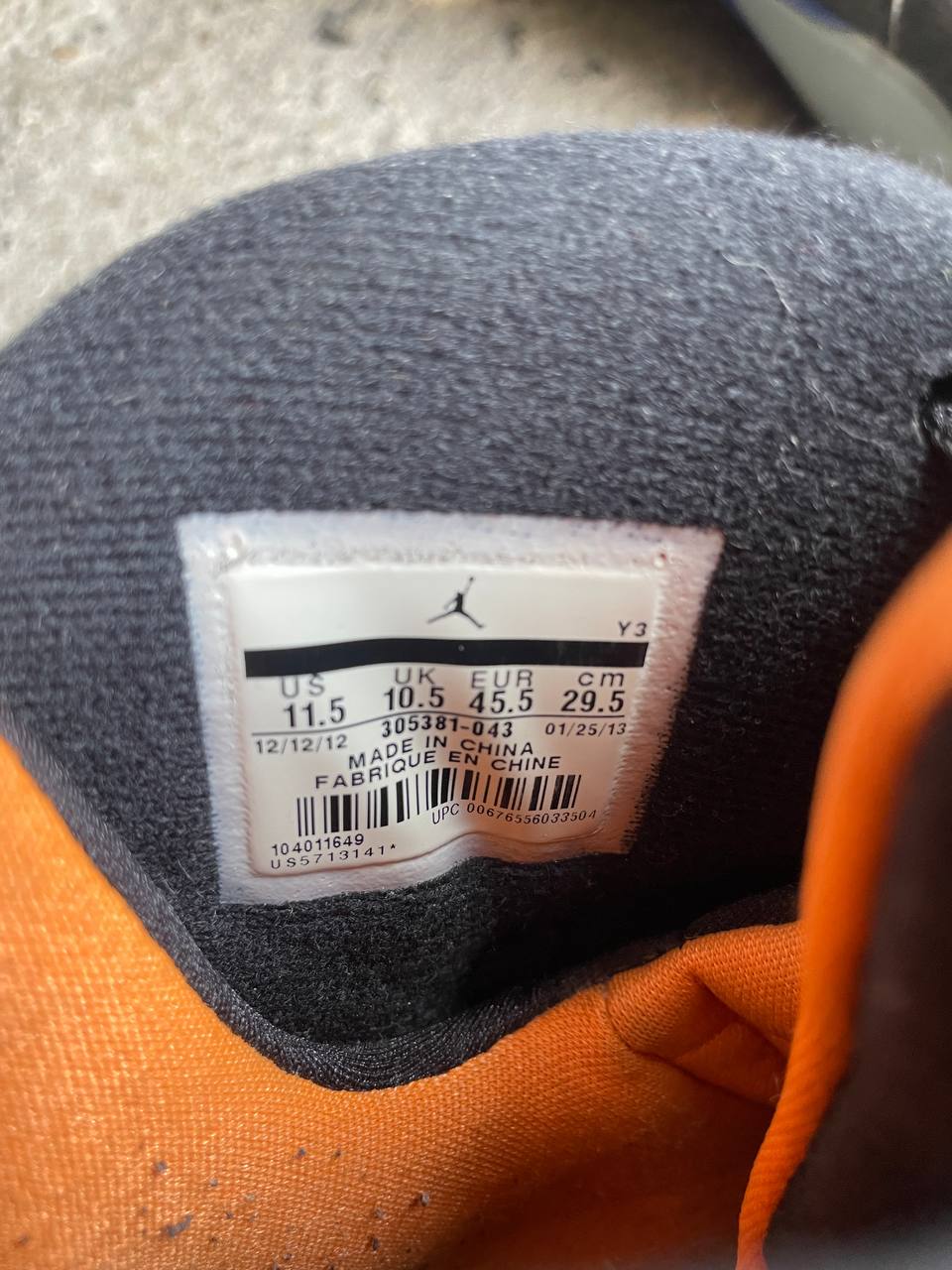 Air Jordan 8 Retro – Black (EU 45)