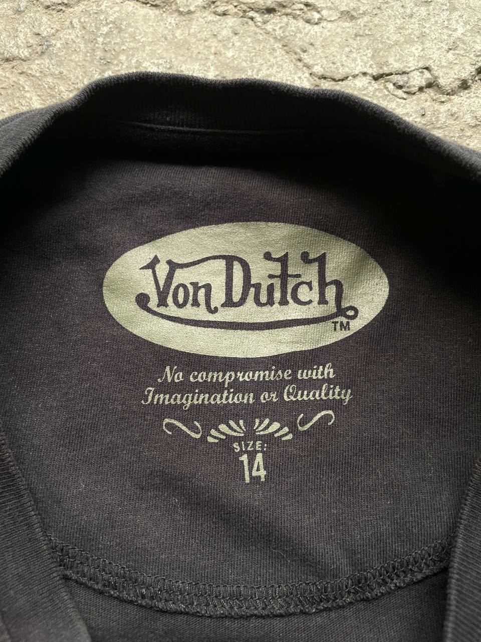 Von Dutch Crop Top – Black (14)