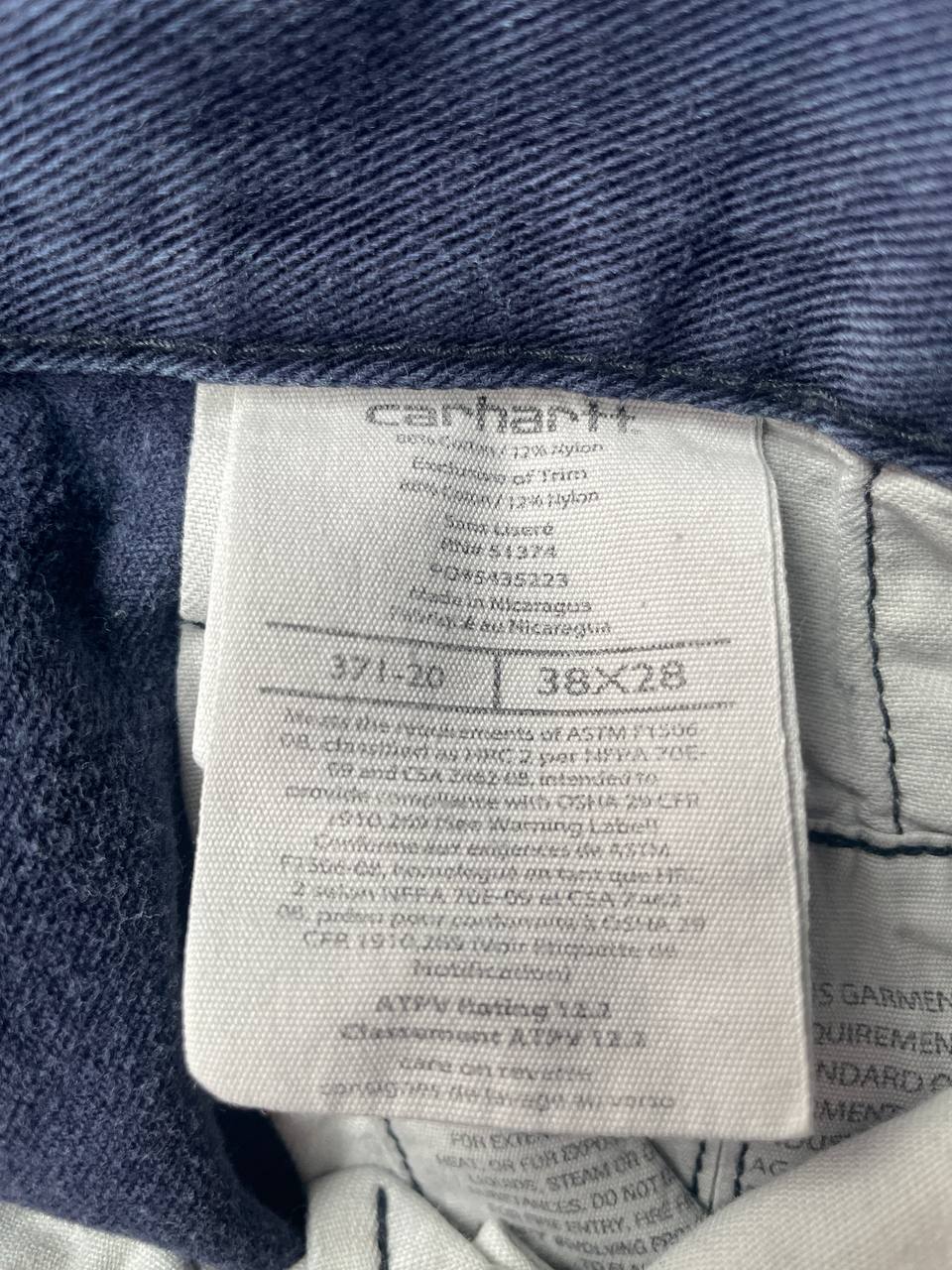 Carhartt FR Work Pants – 38/28