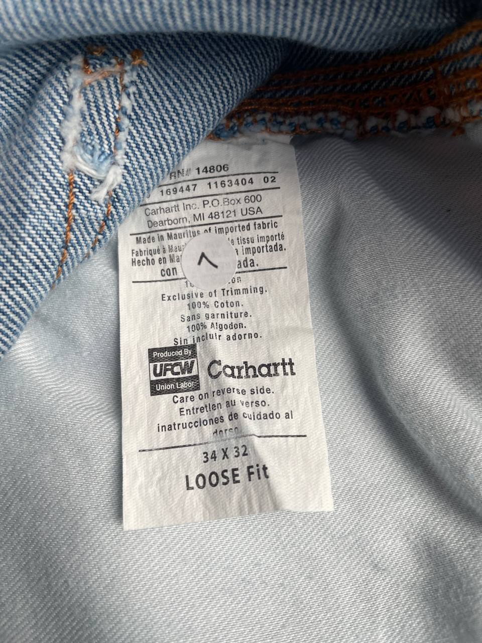 Carhartt Double Knee Jeans – 34/32