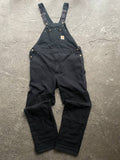 Carhartt R01 BLK Overalls (46x36)