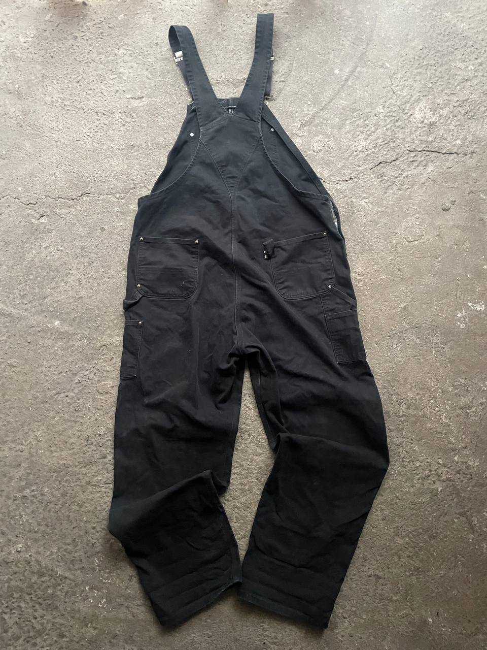 Carhartt R01 BLK Overalls (46x36)