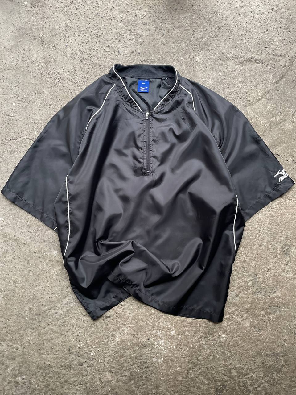 Mizuno quarter zip windbreaker jacket (XXL) - (fits like XL)