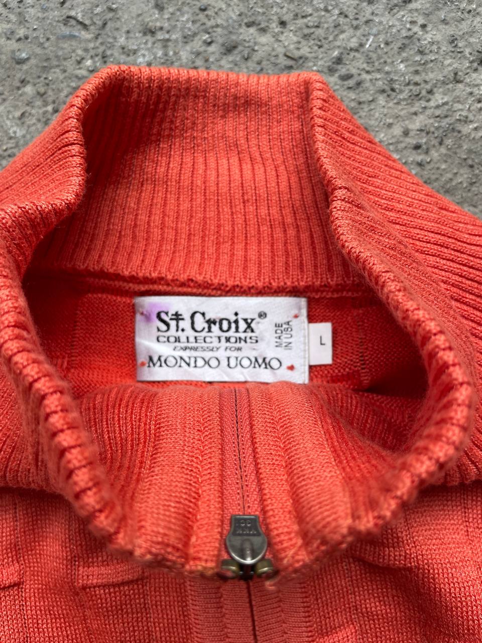 St. Croix 1/4 Zip Sweater (L)