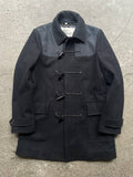Burberry London Black Wool Duffle Coat (54) M-L