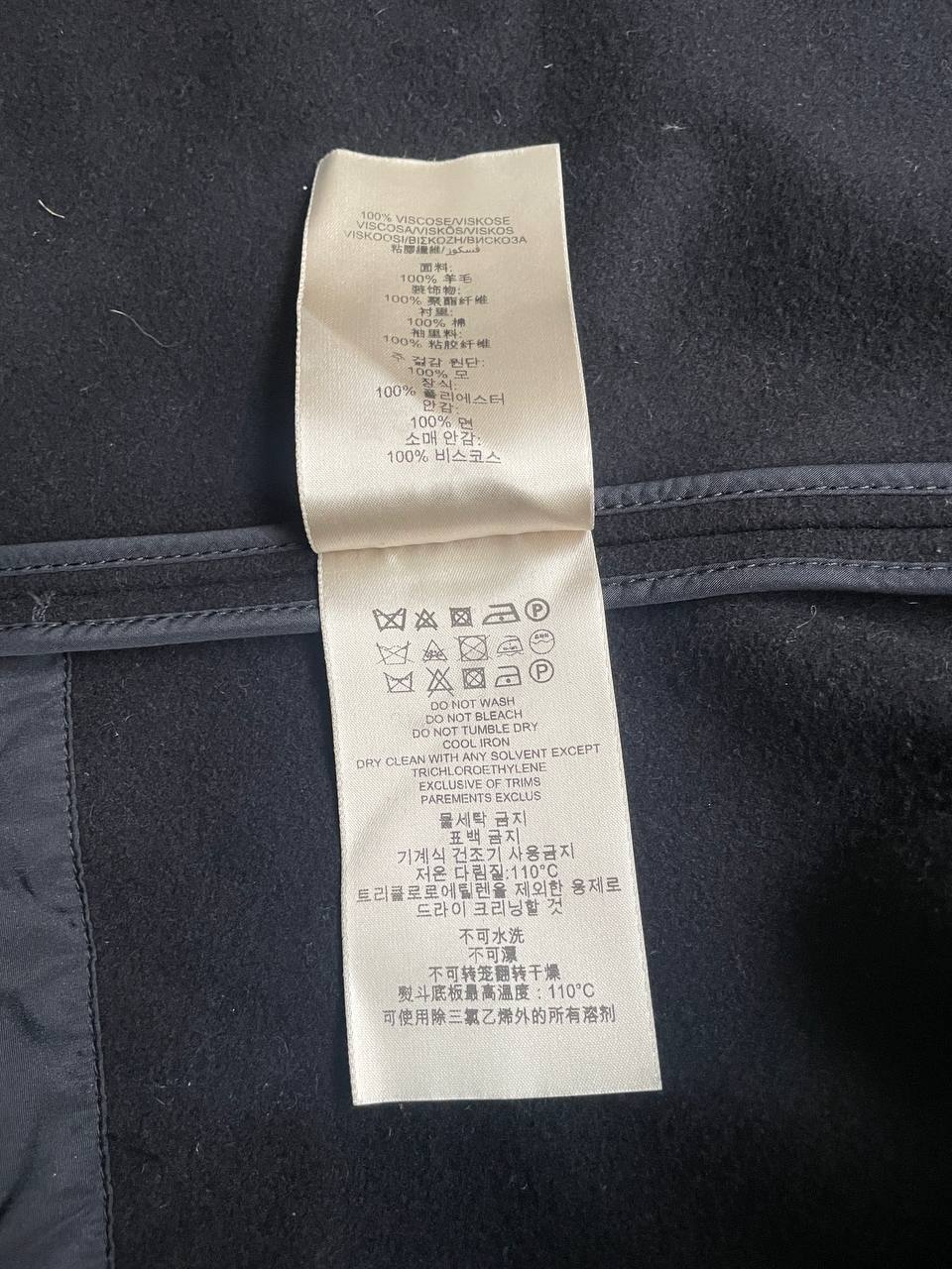 Burberry London Black Wool Duffle Coat (54) M-L