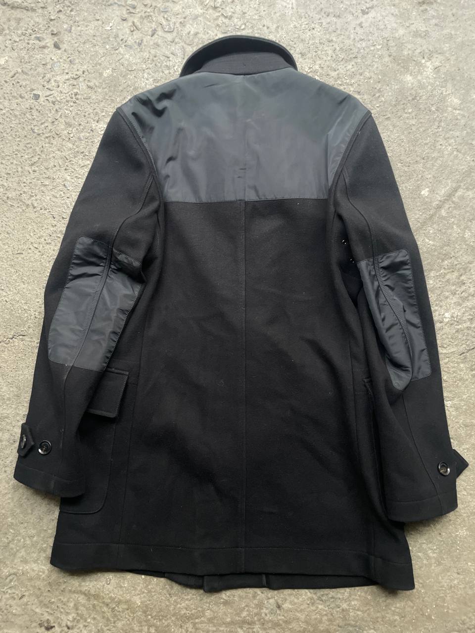 Burberry London Black Wool Duffle Coat (54) M-L