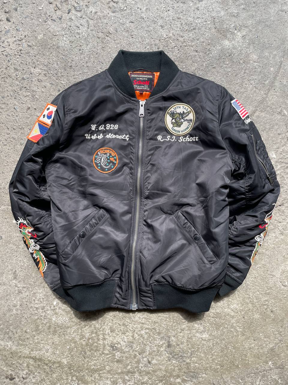 Schott Vintage Bomber Jacket (M)