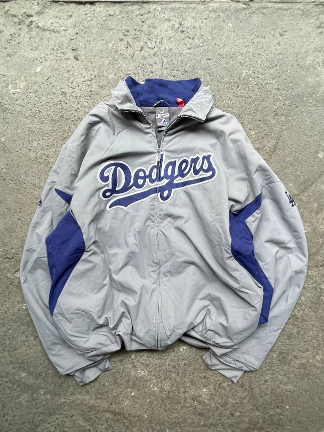 Los Angeles Dodgers Majestic Vintage Jacket (2XL)