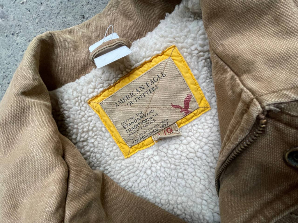 American Eagle Sherpa Jacket (L)