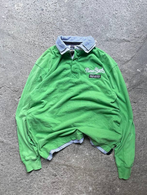 Vintage Nils Sundström Long Sleeve Polo (XL / 54)
