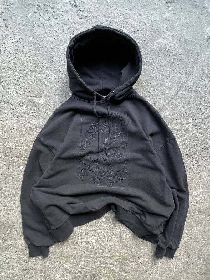 Candy Stripper Heavy Hoodie (XL oversize)