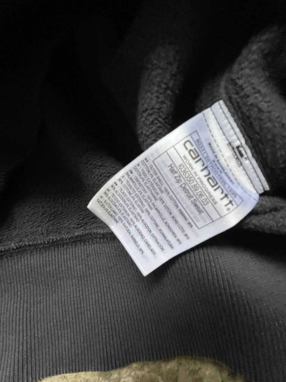 Carhartt WIP Half-Zip Detroit Sweatshirt (M oversized)