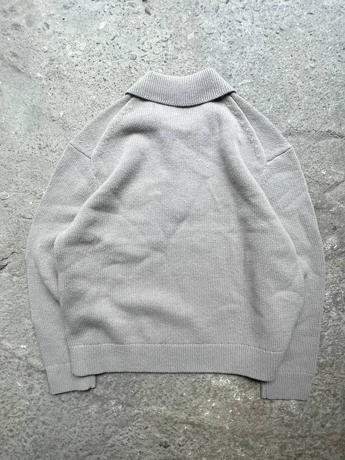 Arket Half-Zip Polo Sweater (L)