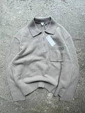 Arket Half-Zip Polo Sweater (L)