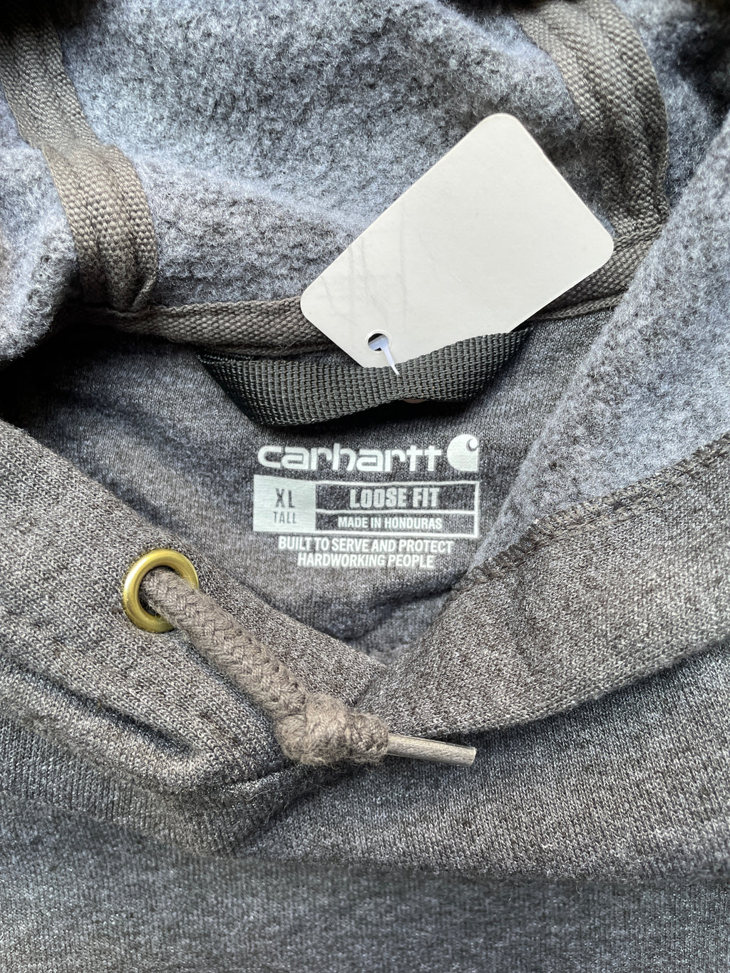 Carhartt Hoodie – Dark Grey (XL Tall Loose Fit)
