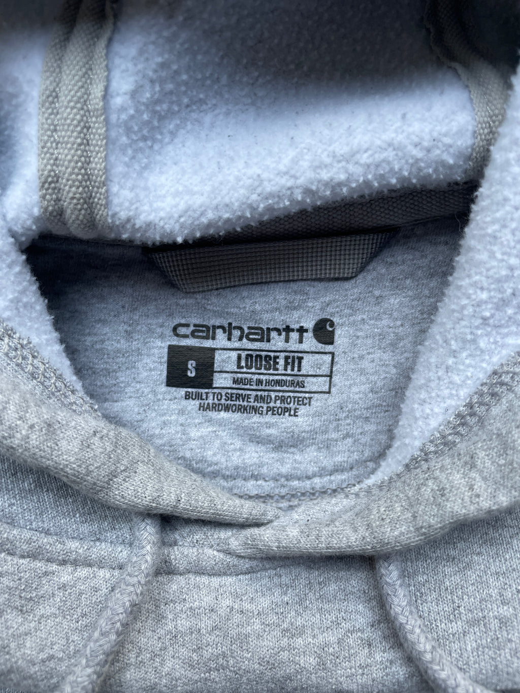 Carhartt Hoodie – Light Grey (S)