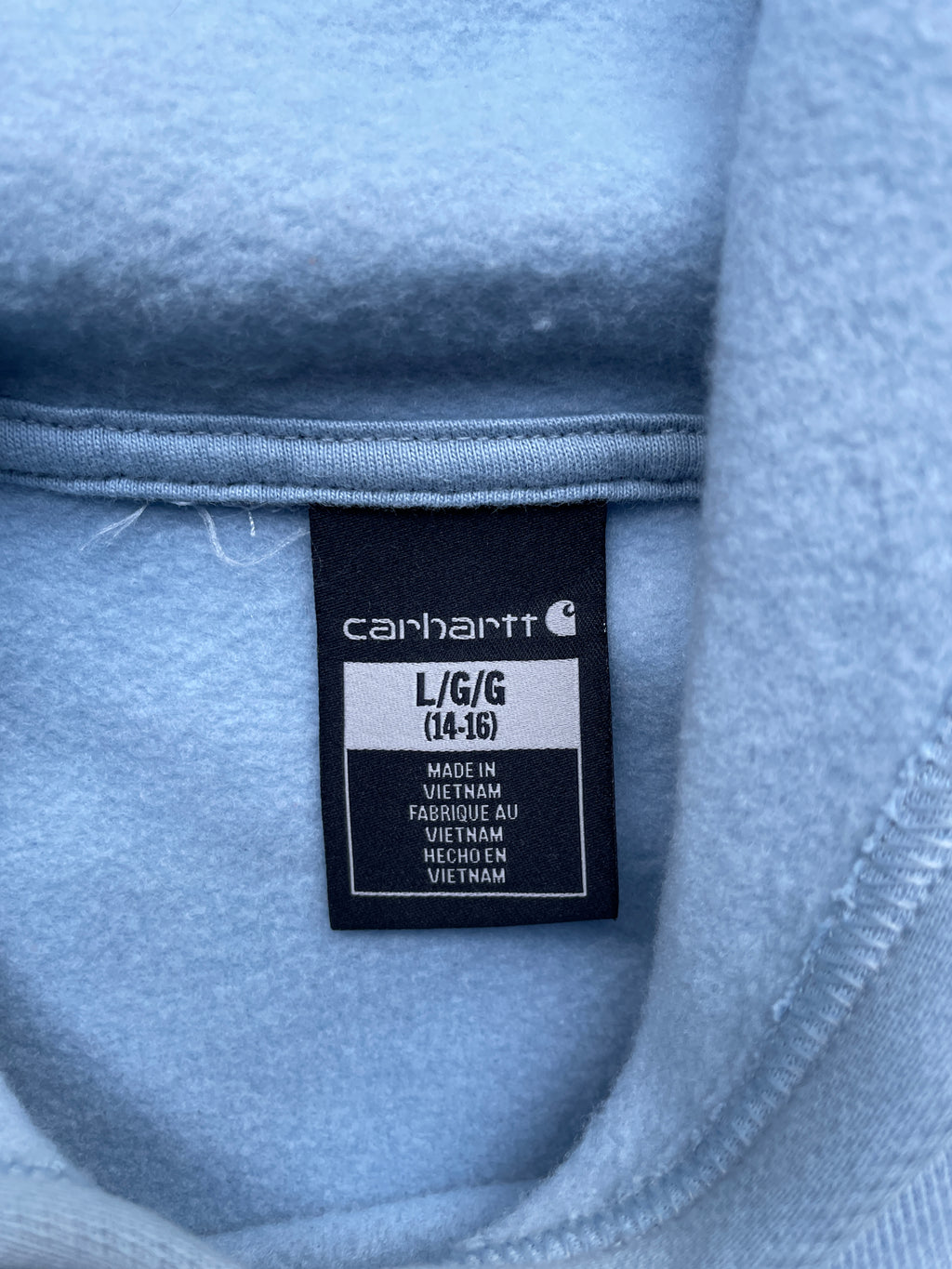 Carhartt Hoodie – Light Blue (S)
