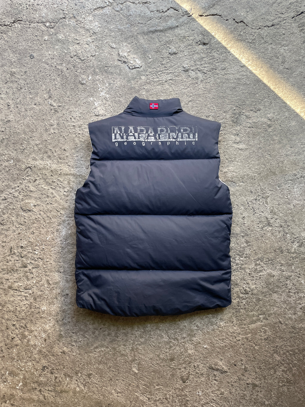 Napapijri Reversible Vest – Blue/White (S)