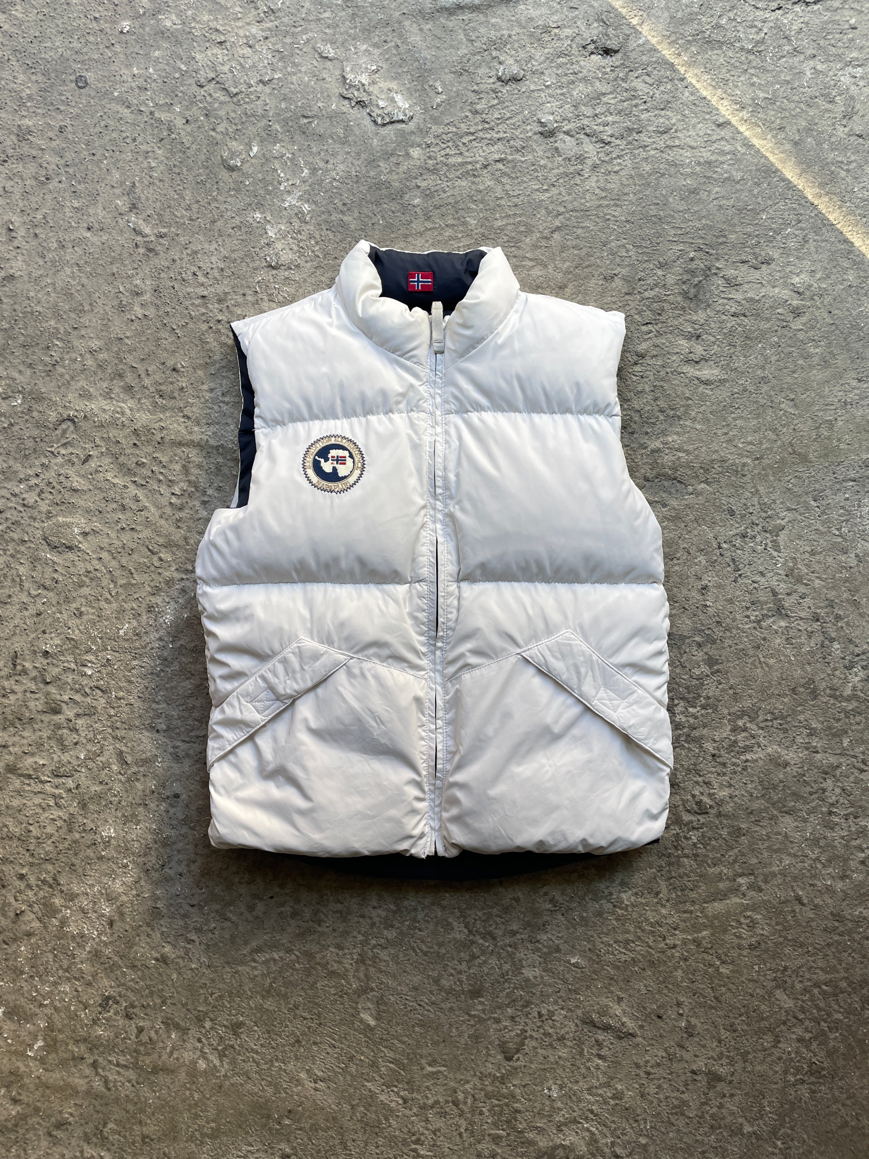 Napapijri Reversible Vest – Blue/White (S)