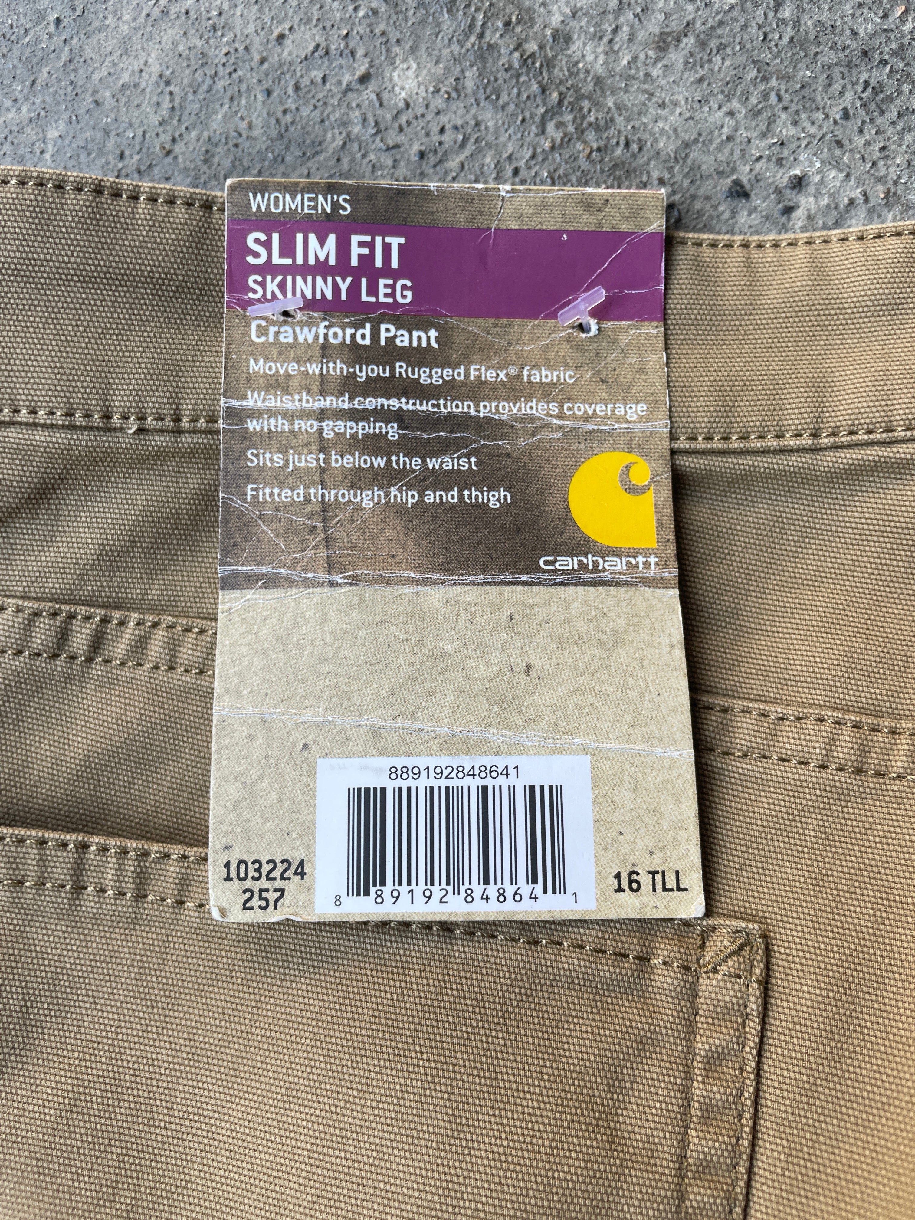 Carhartt Pants – Beige (16 Tall)