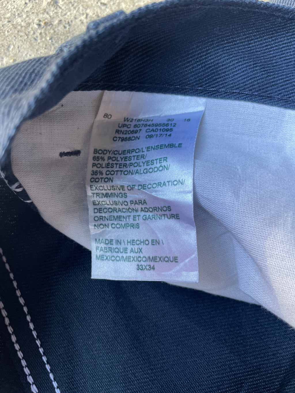 Dickies Pants – Dark Navy (34/30)