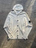 Stone Island Button-Up Hooded Sweater – XL