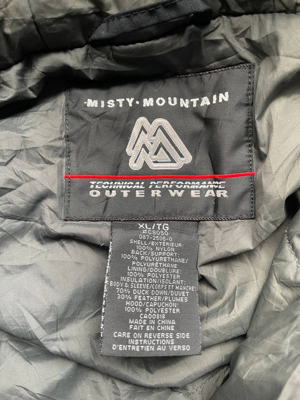 Misty Mountain Jacket (Size XL)