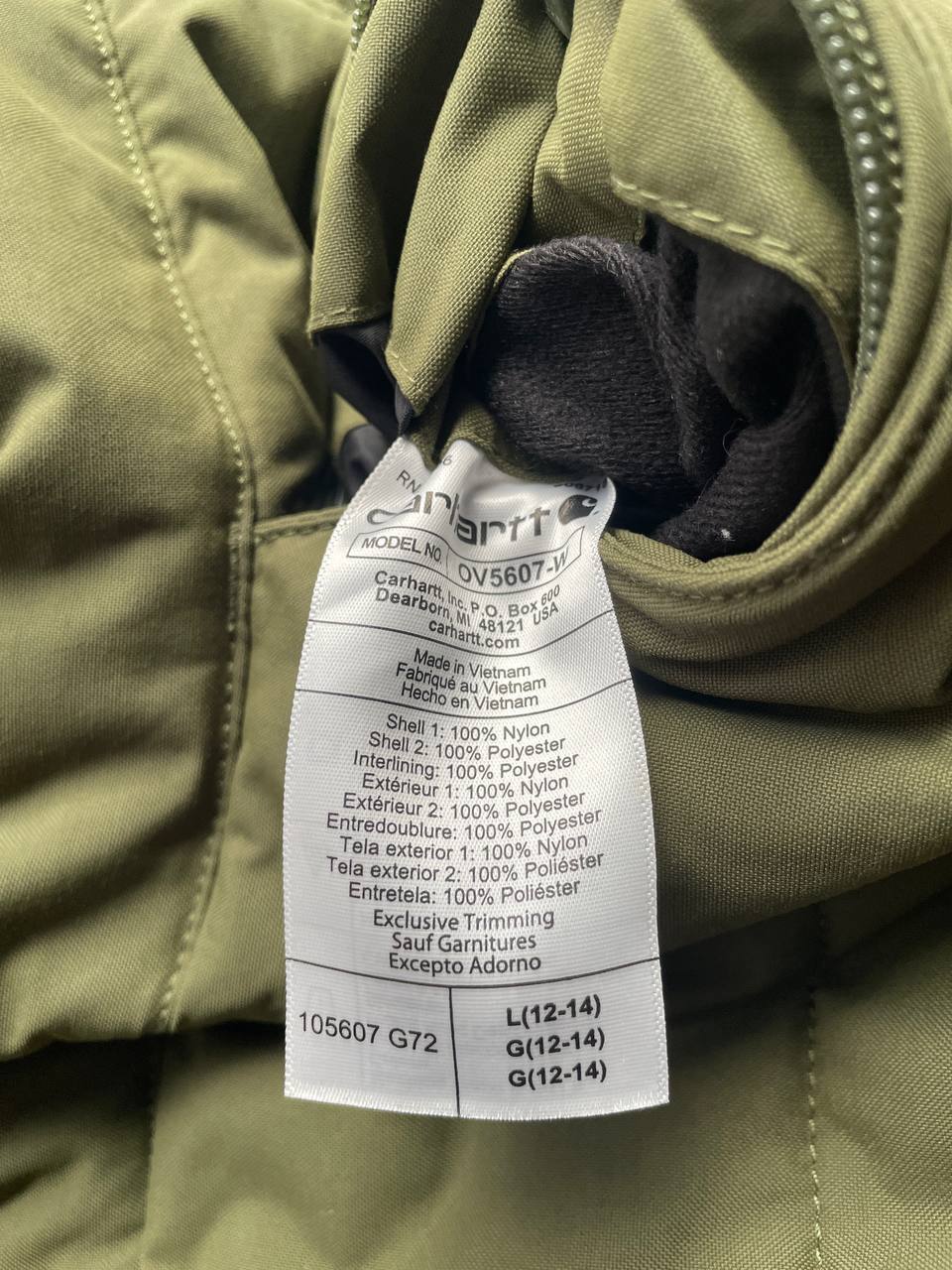 Carhartt Reversible Vest (Size M)