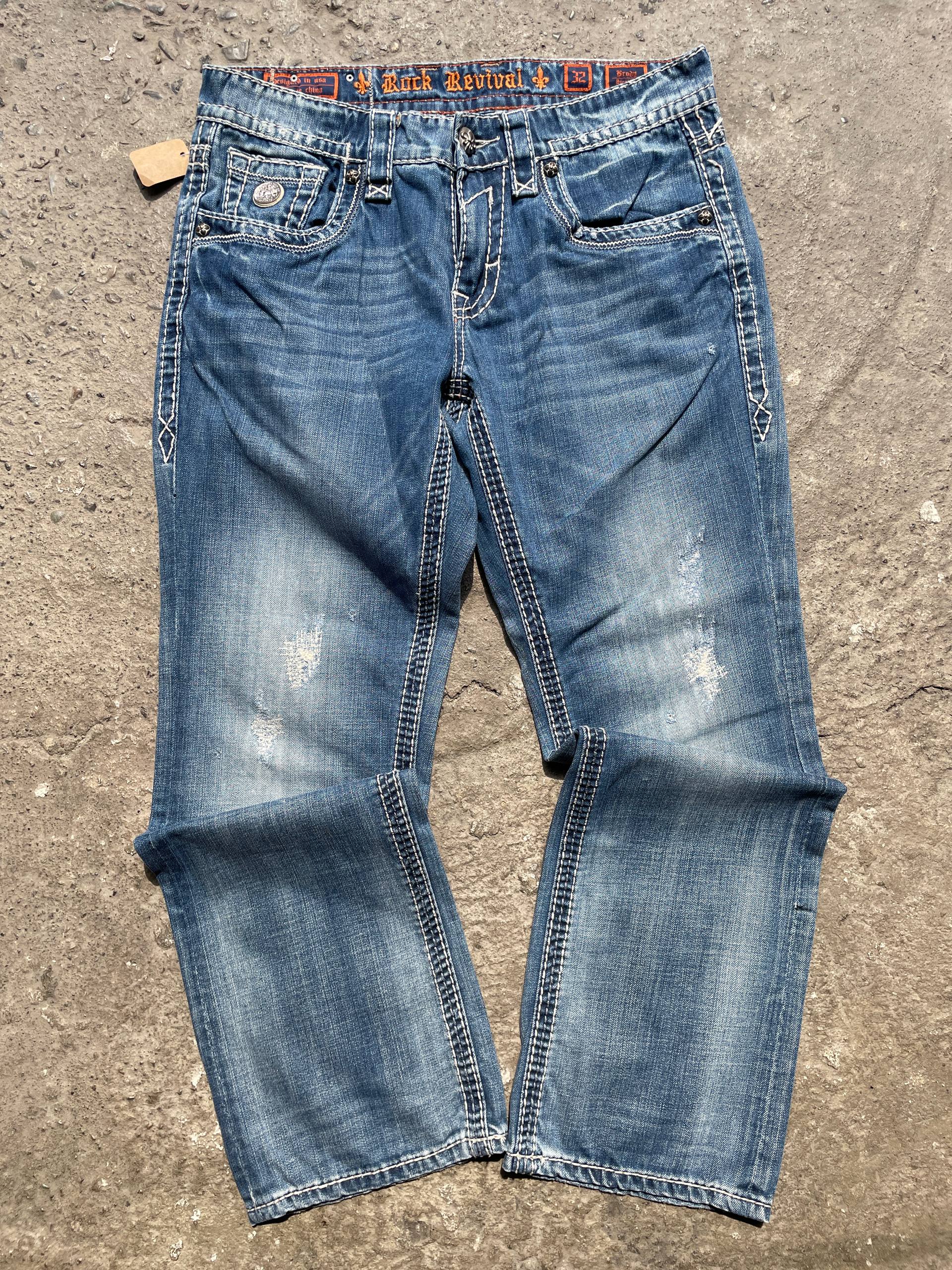 Rock Revival Jeans (32, fits 34)
