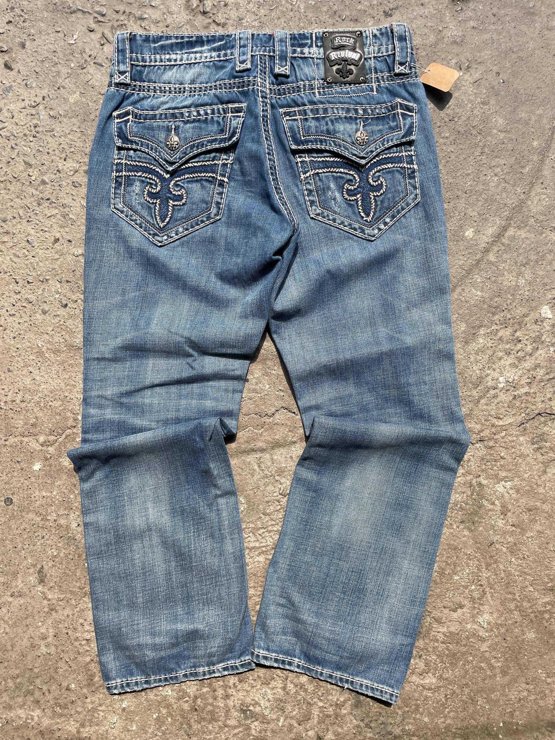 Rock Revival Jeans (32, fits 34)