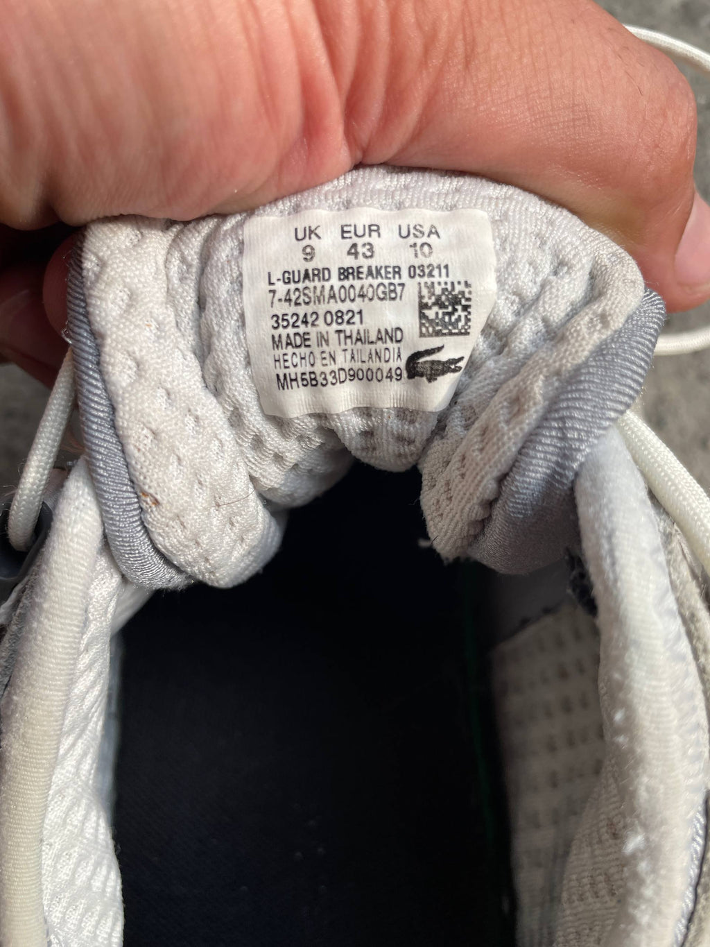 Lacoste Guard Breaker sneakers (10 us/43 eu)