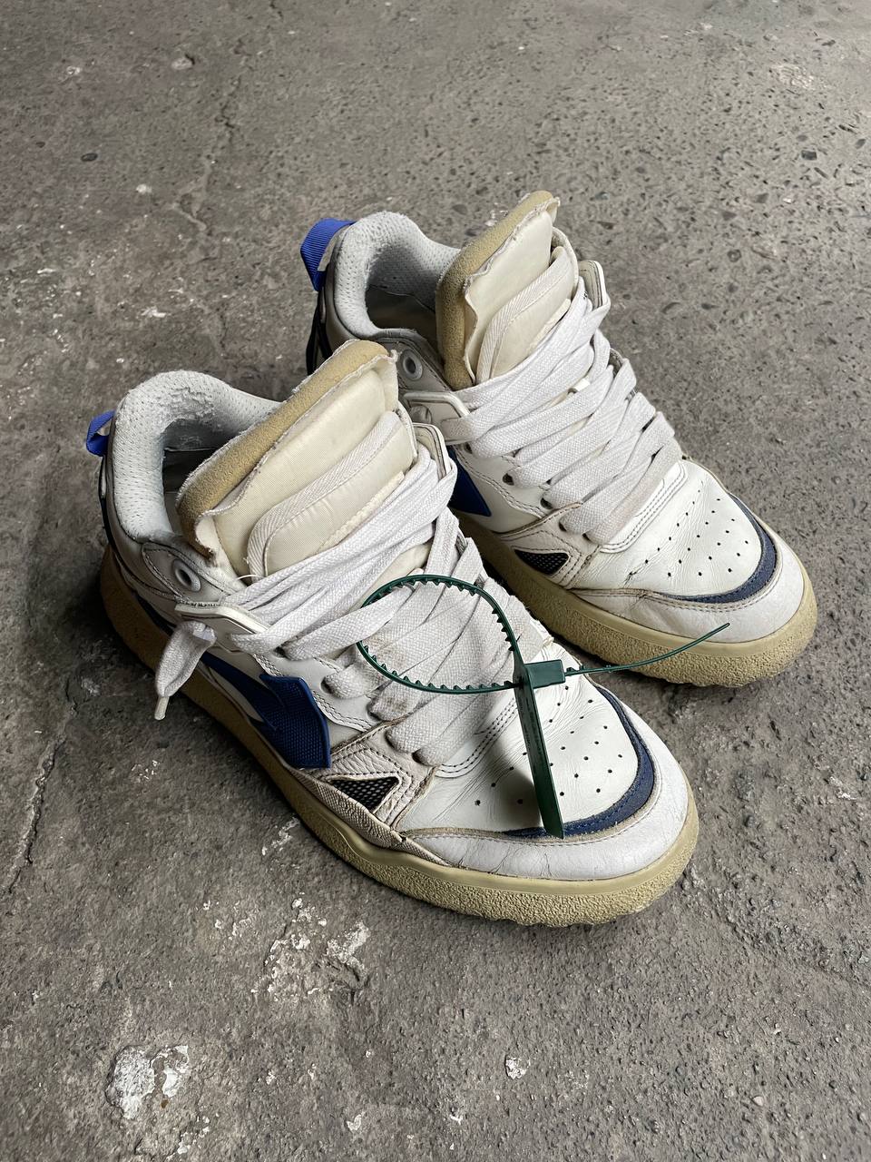 Off-White Mid-Top Sponge Sneakers (EU 42)